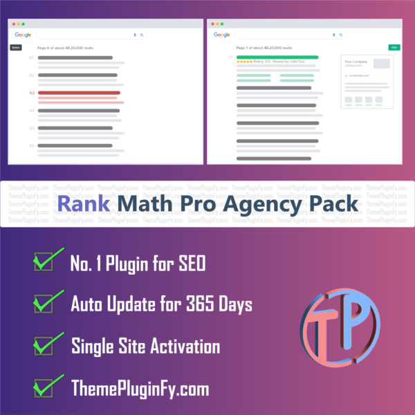 Rank Math Pro Agency Pack - The Ultimate SEO Solution for WordPress 2024 - Image 2